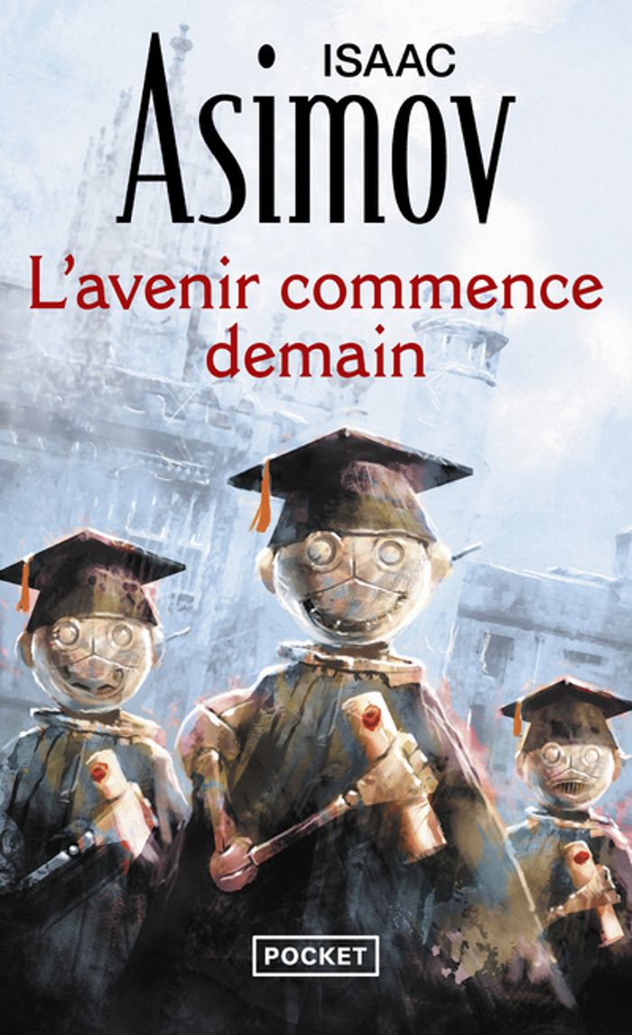 Couverture du livre « L'avenir commence demain » de Isaac Asimov, librairie Les Contes Infusés à Corte