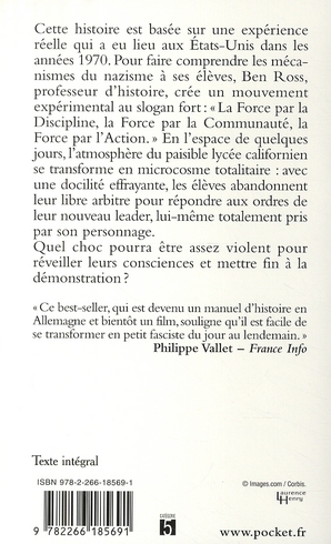Quatrième de couverture de « LA VAGUE »