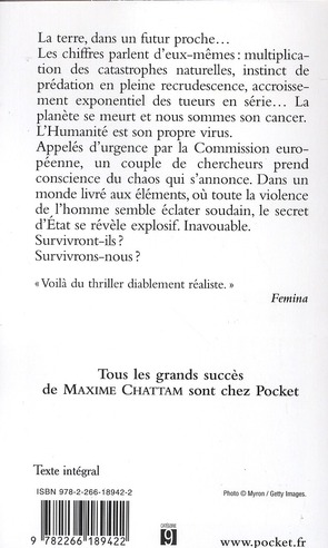 Quatrième de couverture de « La théorie Gaïa »