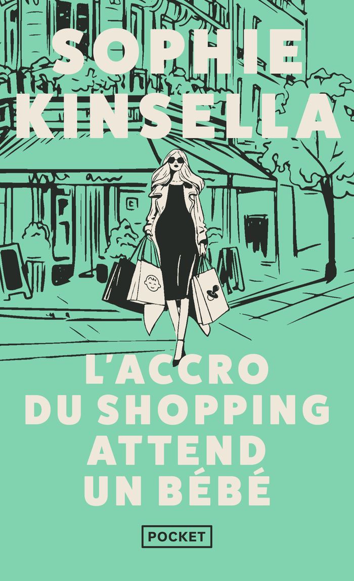 Couverture du livre « L'ACCRO DU SHOPPING ATTEND UN BEBE », librairie Les Contes Infusés à Corte