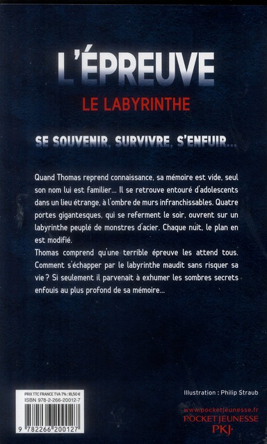 Quatrième de couverture de « Le labyrinthe »