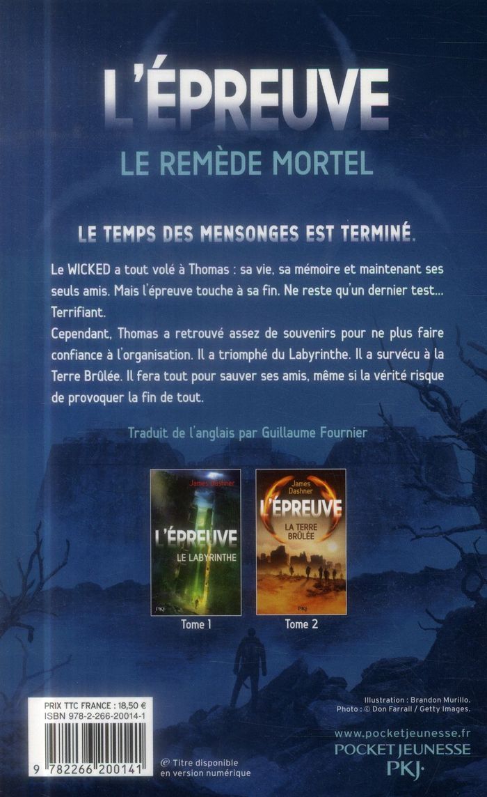 Quatrième de couverture de « Le remède mortel »
