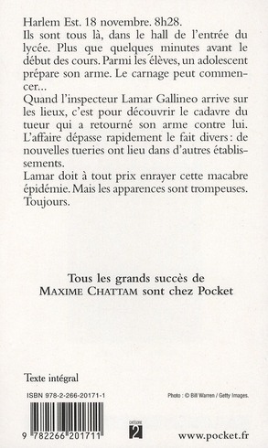 Quatrième de couverture de « CARNAGES »