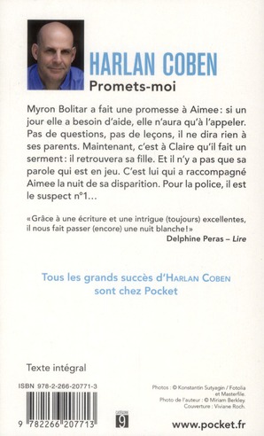 Quatrième de couverture de « PROMETS-MOI »