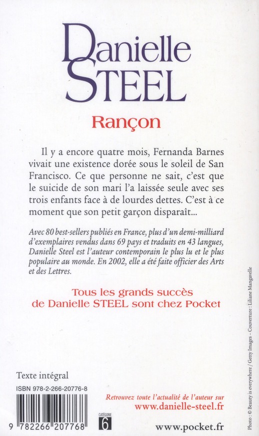 Quatrième de couverture de « Rançon »