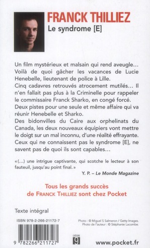 Quatrième de couverture de « Le syndrome E »