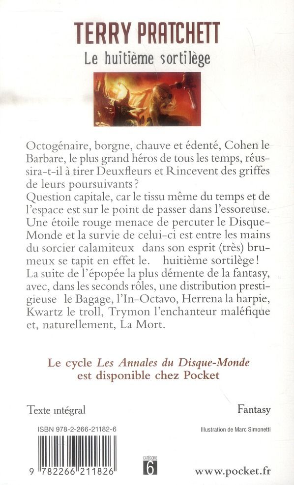 Quatrième de couverture de « LE HUITIEME SORTILEGE - TOME 2 »