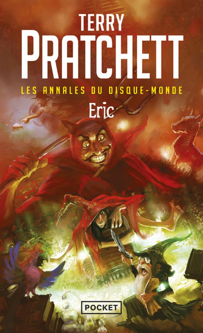 Couverture du livre « LES ANNALES DU DISQUE-MONDE - TOME 9 ERIC » de Pratchett/simonetti, librairie Les Contes Infusés à Corte