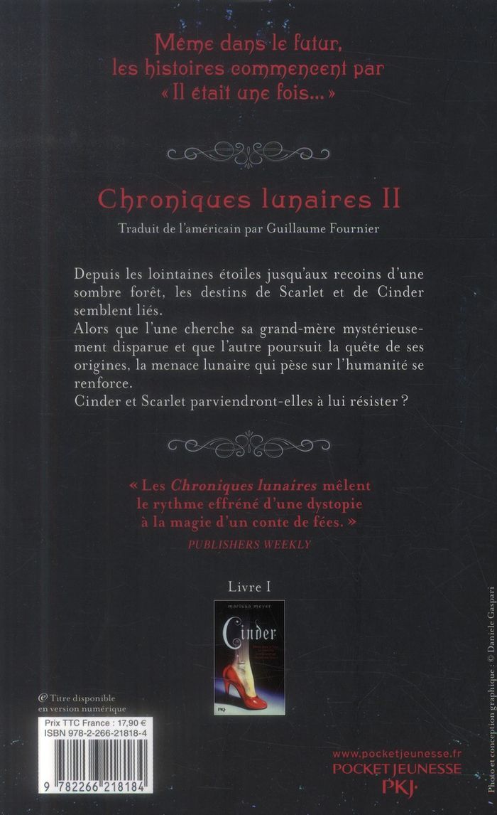 Quatrième de couverture de « Scarlet »
