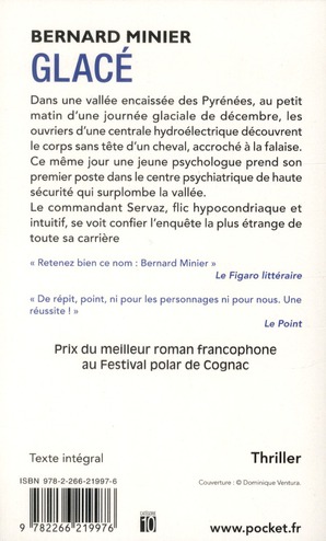 Quatrième de couverture de « Glacé »