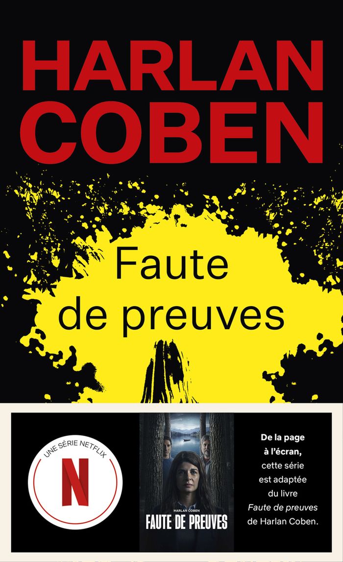 Couverture du livre « Faute de preuves » de Harlan Coben, librairie Les Contes Infusés à Corte