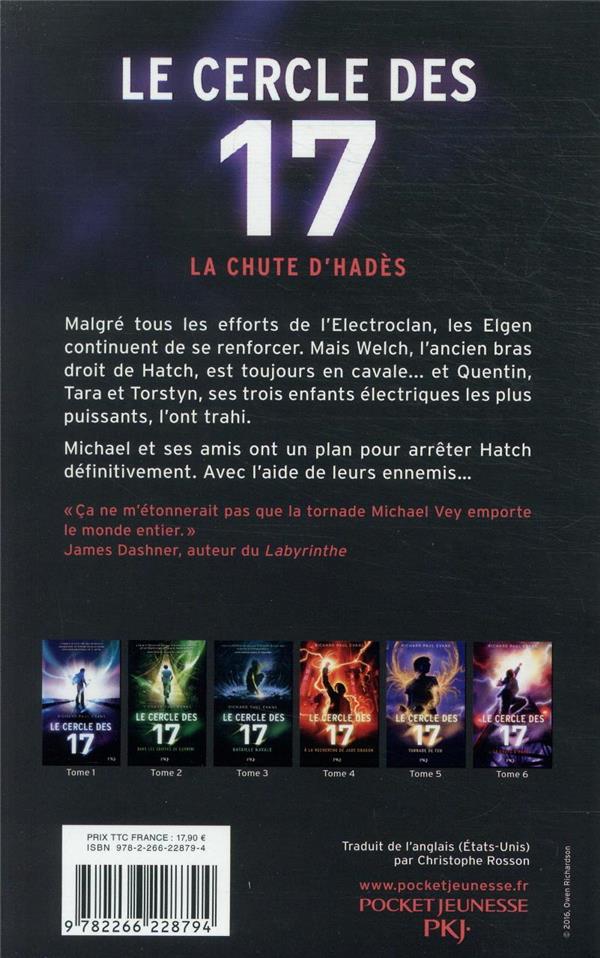 Quatrième de couverture de « La chute d'Hadès »