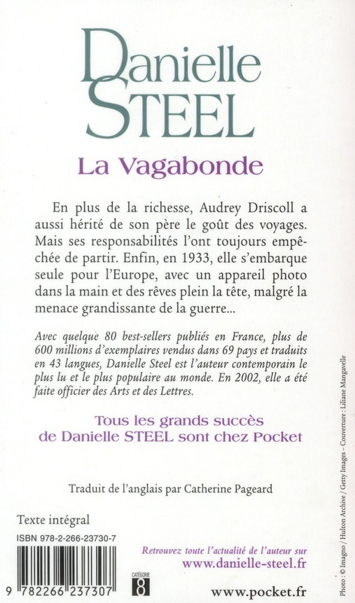 Quatrième de couverture de « La vagabonde »