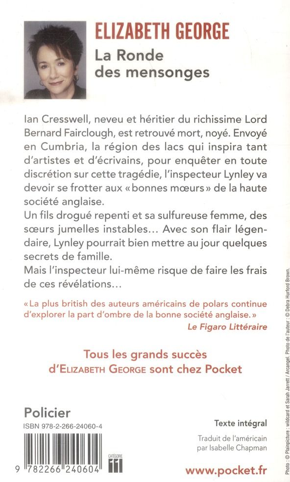 Quatrième de couverture de « La ronde des mensonges »