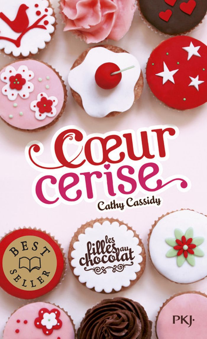 Couverture du livre « LES FILLES AU CHOCOLAT - TOME 1 COEUR CERISE » de Cathy Cassidy, librairie Les Contes Infusés à Corte