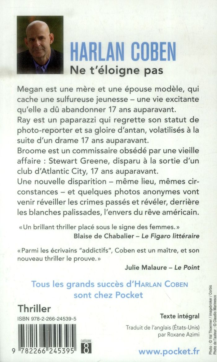 Quatrième de couverture de « Ne t'éloigne pas »