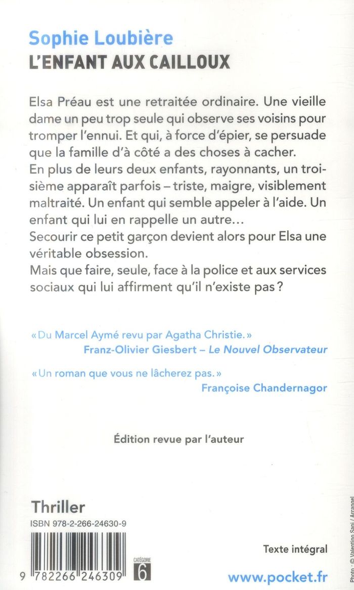 Quatrième de couverture de « L'ENFANT AUX CAILLOUX »