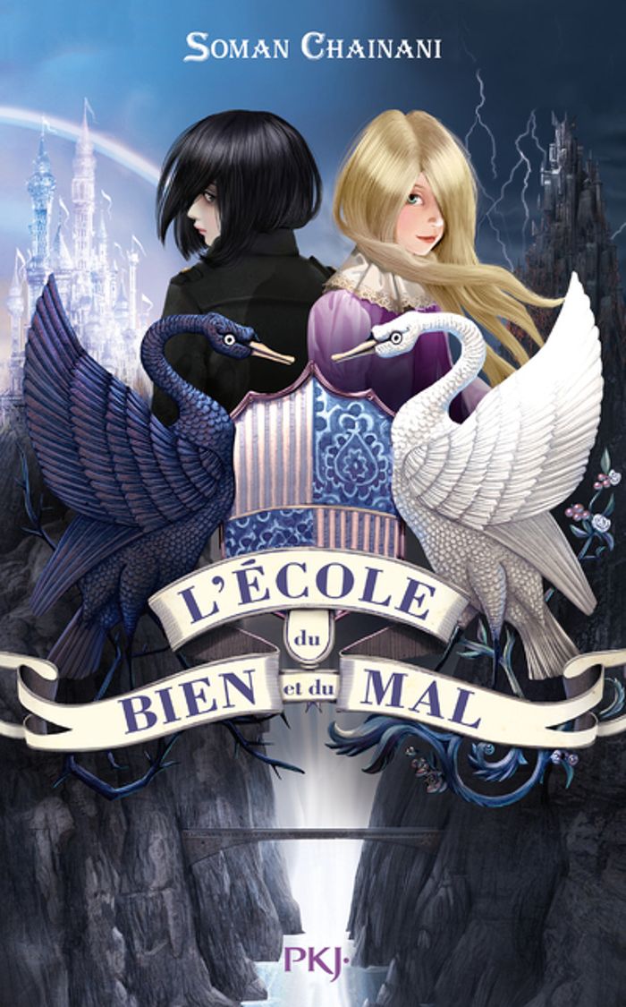 Couverture du livre « L'école du bien et du mal » de Soman Chainani, librairie Les Contes Infusés à Corte