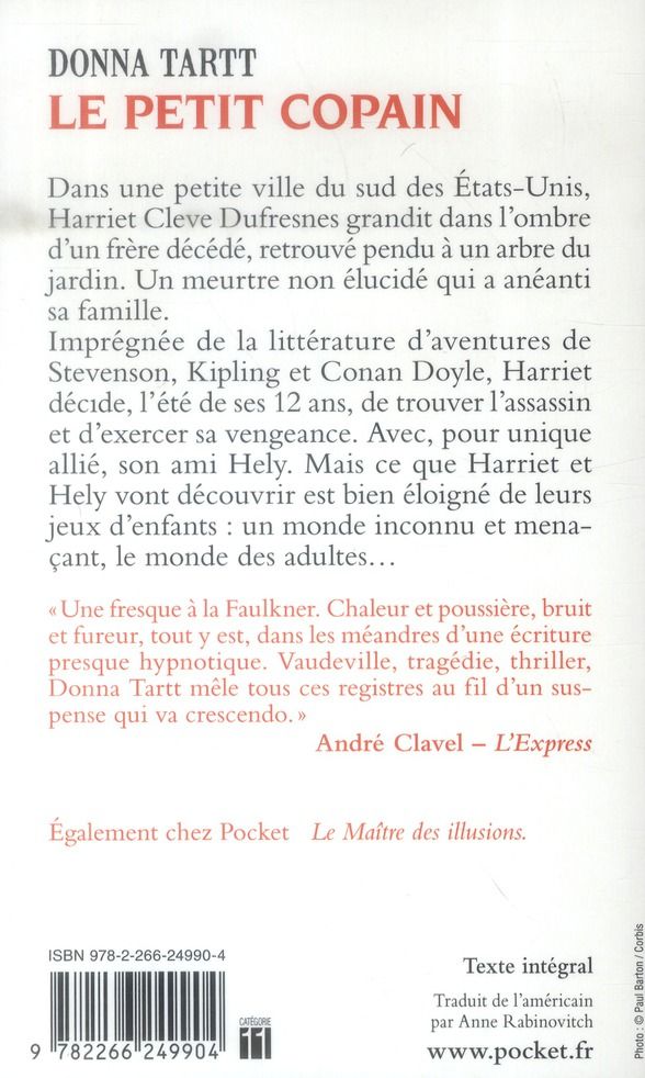 Quatrième de couverture de « LE PETIT COPAIN »