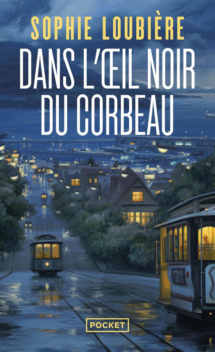 Couverture du livre « Dans l'oeil noir du corbeau » de Sophie Loubière, librairie Les Contes Infusés à Corte