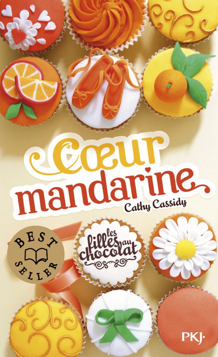 Couverture du livre « LES FILLES AU CHOCOLAT - TOME 3 COEUR MANDARINE » de Cathy Cassidy, librairie Les Contes Infusés à Corte