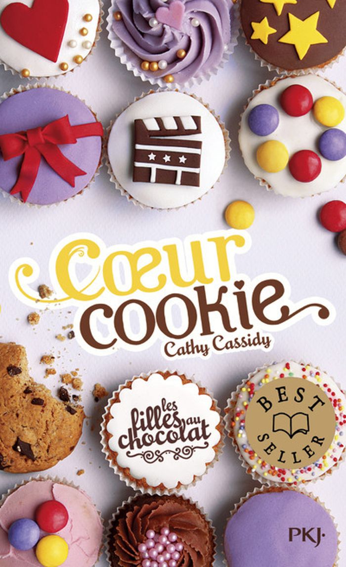 Couverture du livre « LES FILLES AU CHOCOLAT - TOME 6 COEUR COOKIE » de Cathy Cassidy, librairie Les Contes Infusés à Corte