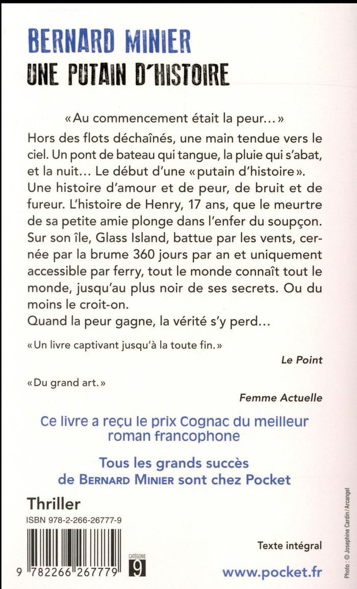 Quatrième de couverture de « Une putain d'histoire »