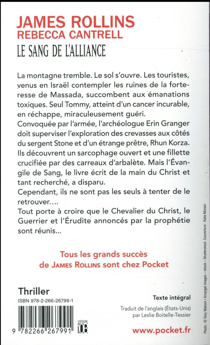 Quatrième de couverture de « Le sang de l'alliance »