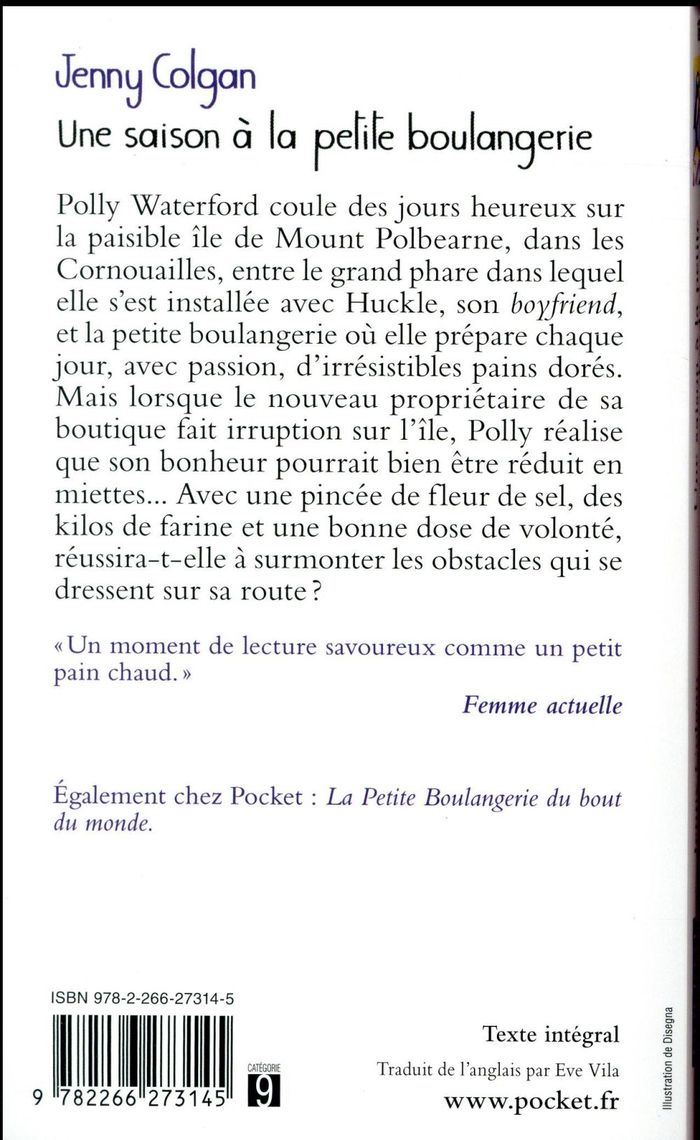 Quatrième de couverture de « Une saison à la petite boulangerie »