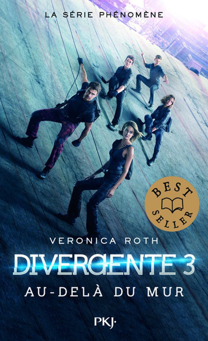 Couverture du livre « DIVERGENTE - TOME 3 AU-DELA DU MUR » de Veronica Roth, librairie Les Contes Infusés à Corte