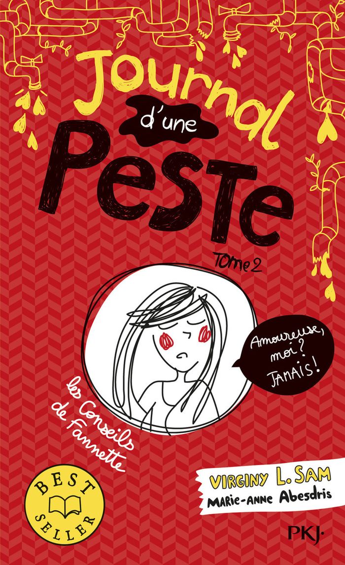 Couverture du livre « JOURNAL D'UNE PESTE - TOME 2 AMOUREUSE, MOI ? JAMAIS ! » de Sam/abesdris, librairie Les Contes Infusés à Corte