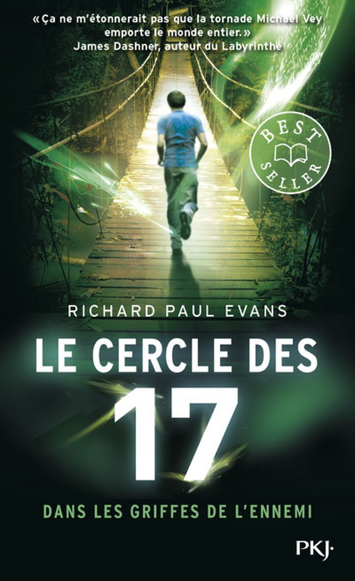 Couverture du livre « LE CERCLE DES 17 - TOME 2 DANS LES GRIFFES DE L'ENNEMI » de Evans Richard Paul, librairie Les Contes Infusés à Corte