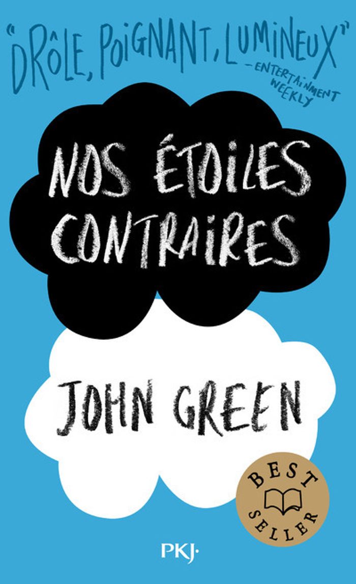 Couverture du livre « NOS ETOILES CONTRAIRES » de John Green, librairie Les Contes Infusés à Corte