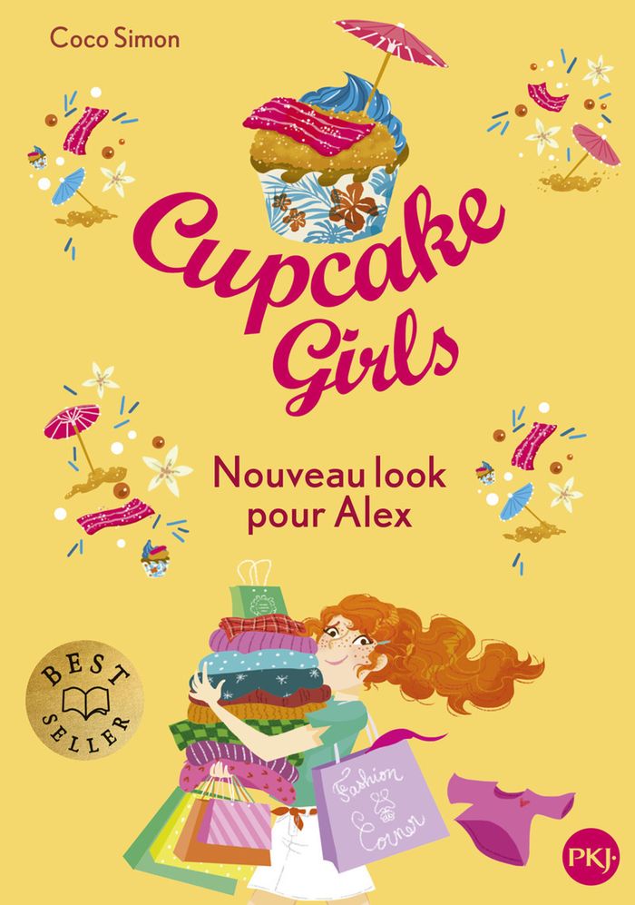 Couverture du livre « CUPCAKE GIRLS - NOUVEAU LOOK POUR ALEX » de Coco Simon, librairie Les Contes Infusés à Corte