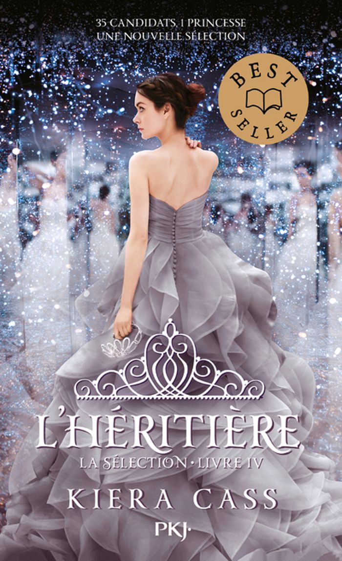 Couverture du livre « LA SELECTION - TOME 4 L'HERITIERE », librairie Les Contes Infusés à Corte
