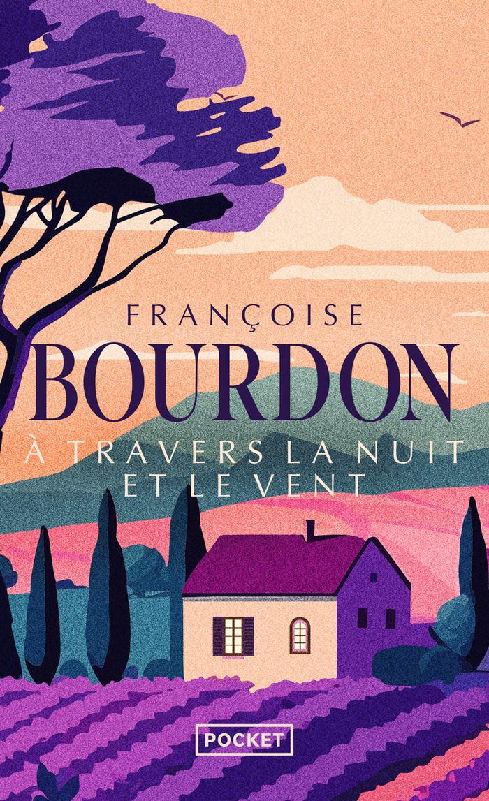 Couverture du livre « À travers la nuit et le vent » de Françoise Bourdon, librairie Les Contes Infusés à Corte