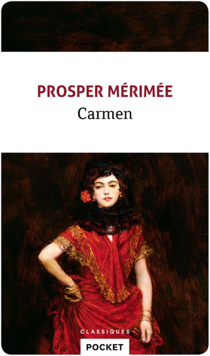 Couverture du livre « Carmen » de Prosper Mérimée, librairie Les Contes Infusés à Corte