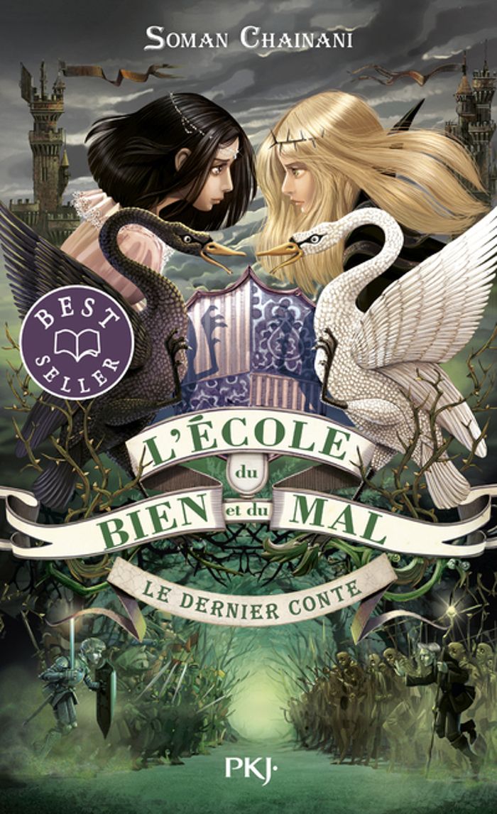 Couverture du livre « L'ECOLE DU BIEN ET DU MAL - TOME 3 LE DERNIER CONTE » de Soman Chainani, librairie Les Contes Infusés à Corte