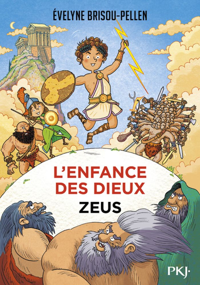 Couverture du livre « L'ENFANCE DES DIEUX - TOME 1 ZEUS » de E. Brisou-Pellen, librairie Les Contes Infusés à Corte