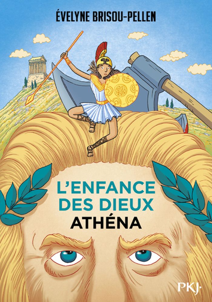 Couverture du livre « L'ENFANCE DES DIEUX - TOME 2 ATHENA » de E. Brisou-Pellen, librairie Les Contes Infusés à Corte
