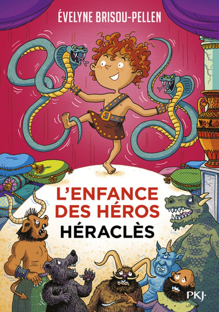 Couverture du livre « L'ENFANCE DES HEROS - TOME 2 HERACLES », librairie Les Contes Infusés à Corte