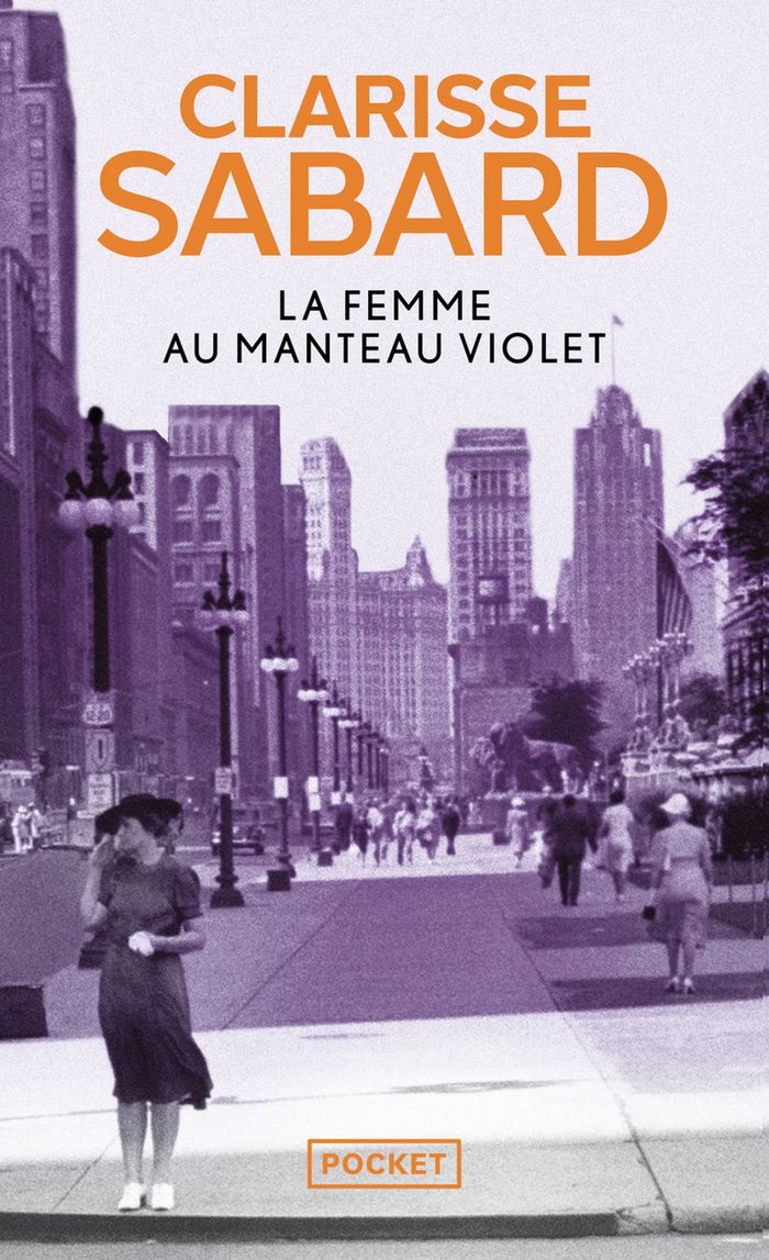 Couverture du livre « La femme au manteau violet » de Clarisse Sabard, librairie Les Contes Infusés à Corte