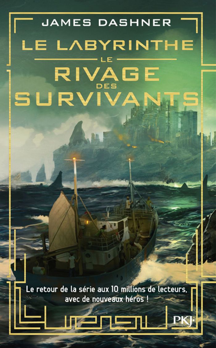 Couverture du livre « Le rivage des survivants » de James Dashner, librairie Les Contes Infusés à Corte