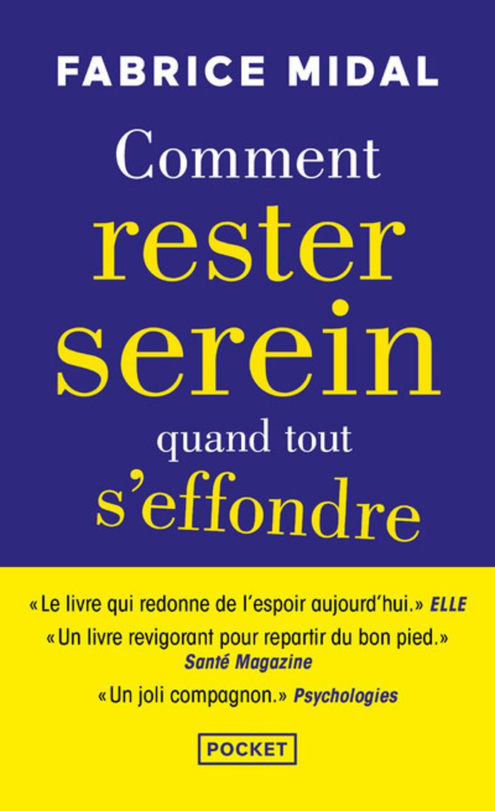 Couverture du livre « Comment rester serein quand tout s'effondre » de Fabrice Midal, librairie Les Contes Infusés à Corte