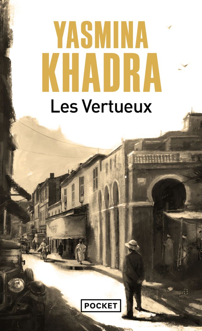 Couverture du livre « Les vertueux : roman » de Yasmina Khadra, librairie Les Contes Infusés à Corte