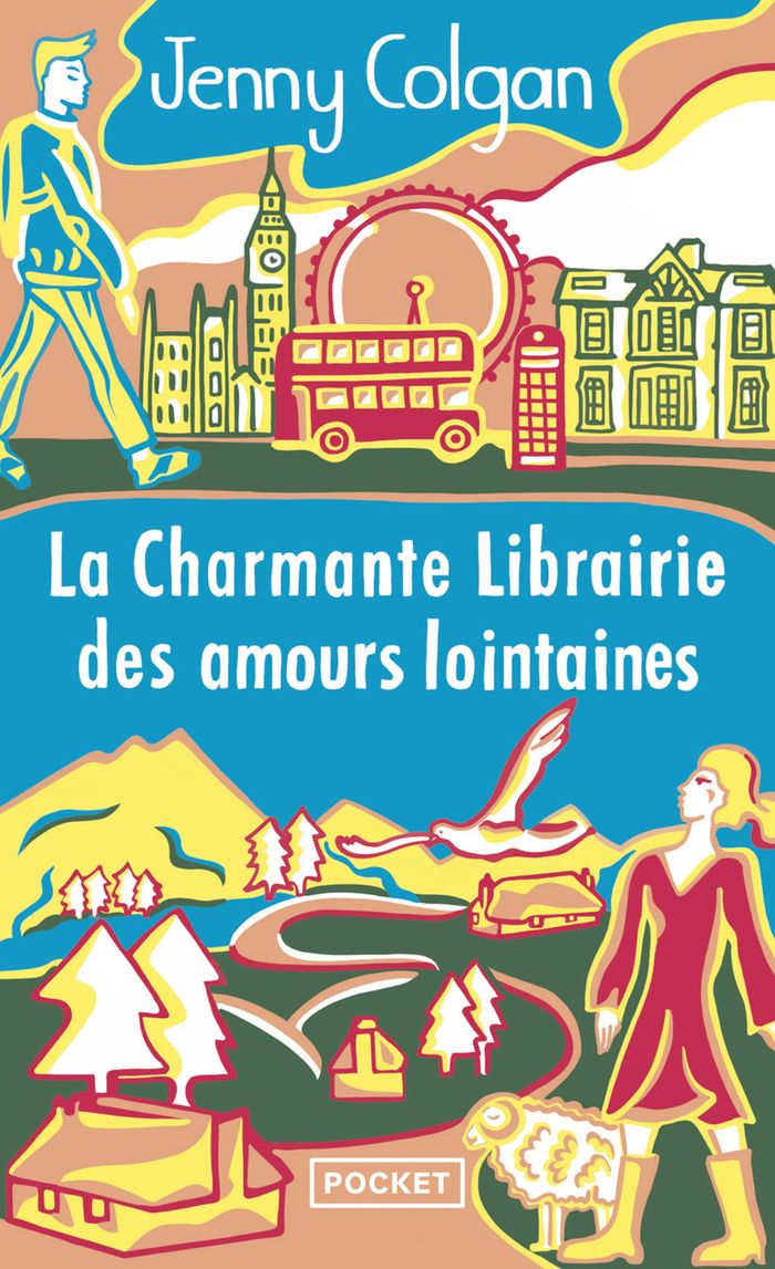 Couverture du livre « La charmante librairie des amours lointaines » de Jenny Colgan, librairie Les Contes Infusés à Corte