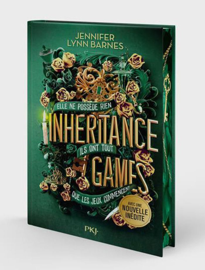 Couverture du livre « Inheritance games », librairie Les Contes Infusés à Corte