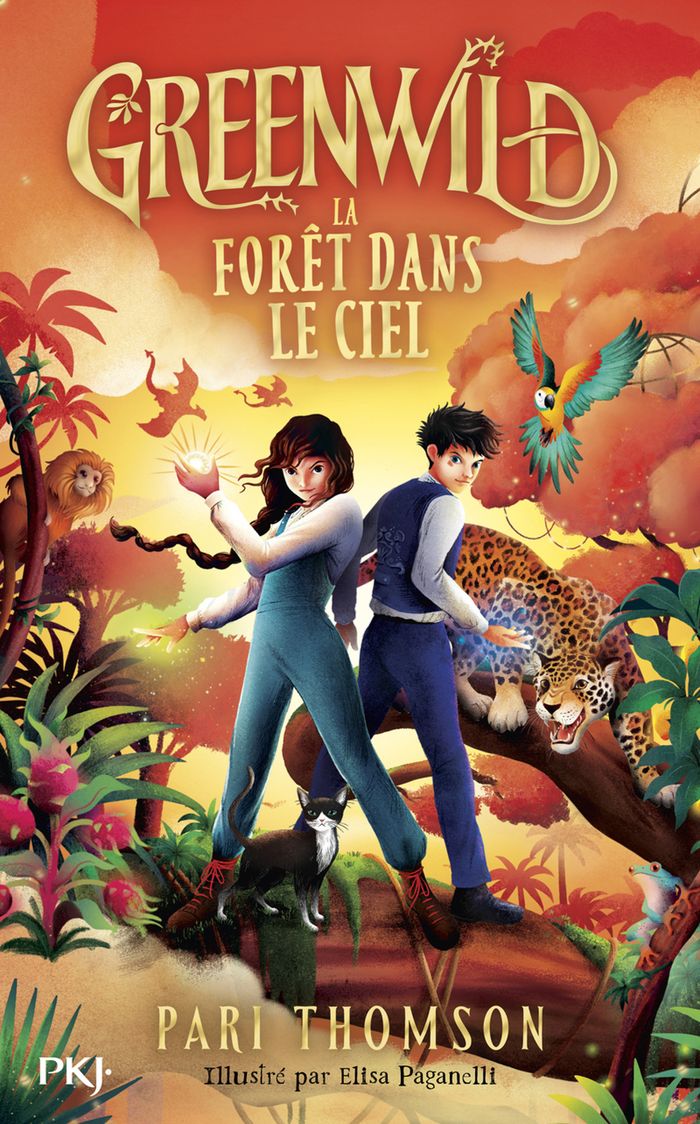 Couverture du livre « La forêt dans le ciel » de Pari Thomson, librairie Les Contes Infusés à Corte