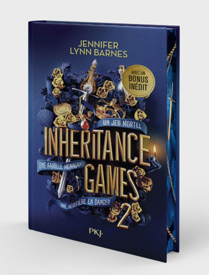 Couverture du livre « Inheritance games » de Jennifer Lynn Barnes, librairie Les Contes Infusés à Corte