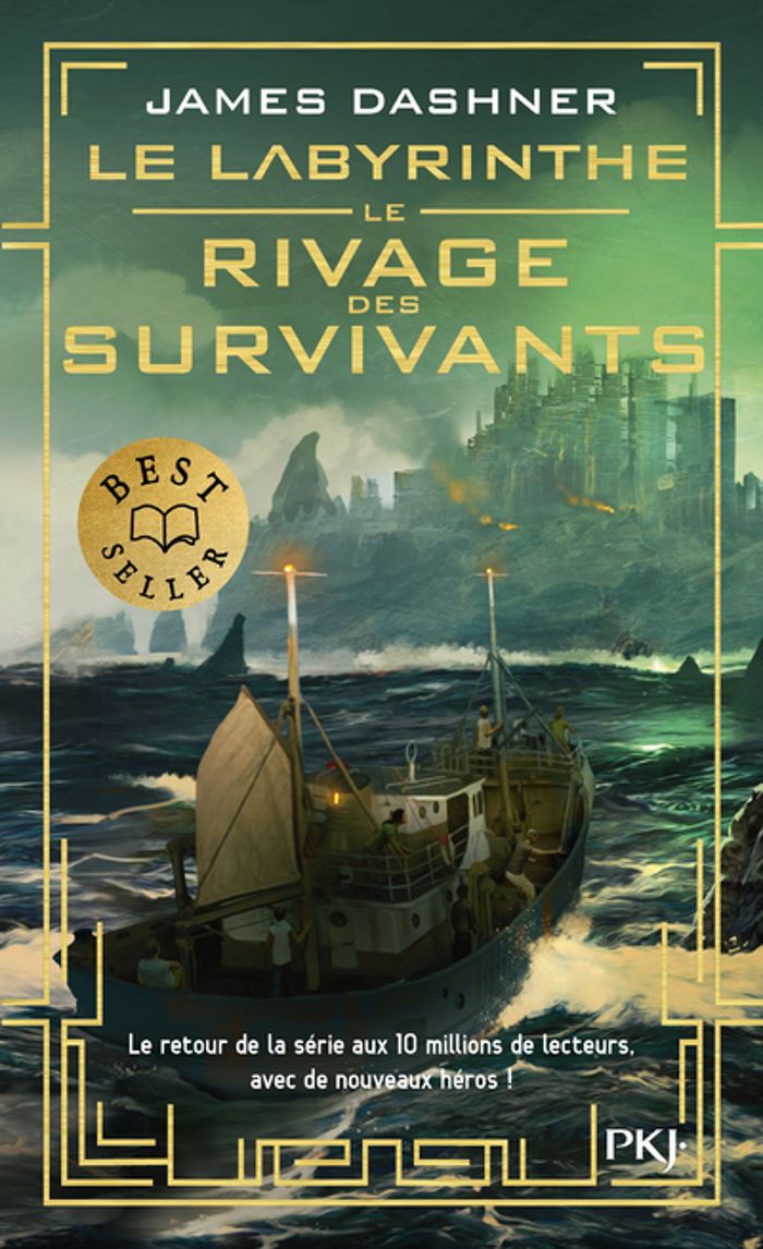 Couverture du livre « Le rivage des survivants » de James Dashner, librairie Les Contes Infusés à Corte
